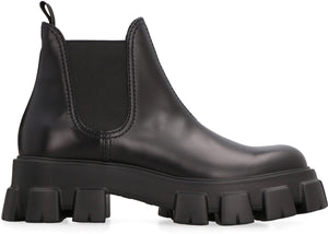 Monolith leather ankle boots-1